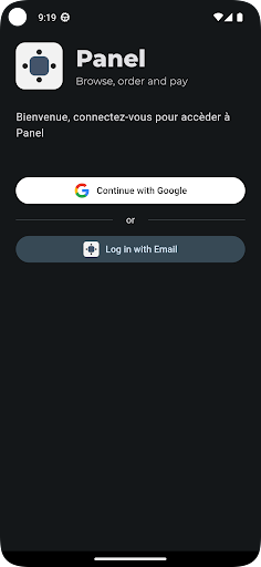 Android application Panel screenshort