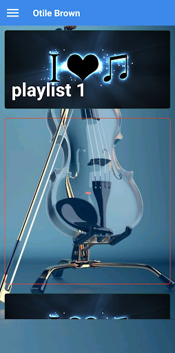 Android application Otile Brown's songs screenshort