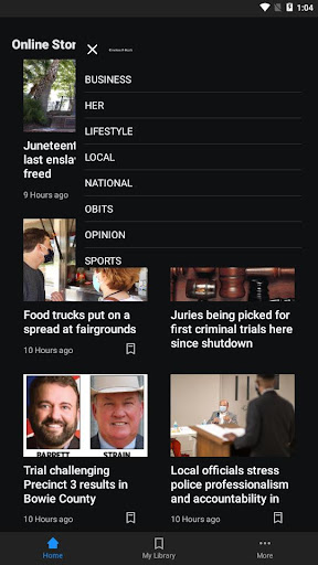 Screenshot of Texarkana Gazette