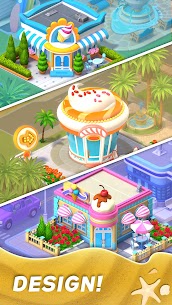 Match Town Makeover: Match 3 MOD APK 1.19.2001 (Unlimited Boosters/Lives) 4