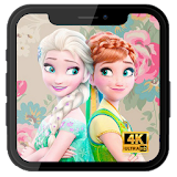 Frozen Wallpapers of Elsa and Anna HD icon