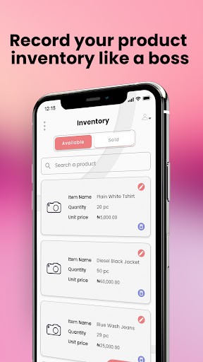 Android application Dukka - Bookkeeping made easy screenshort