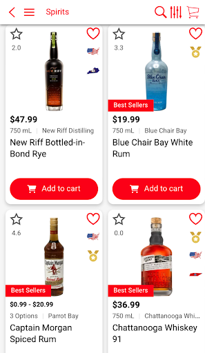 Android application Fusion Fine Wine & Spirits screenshort