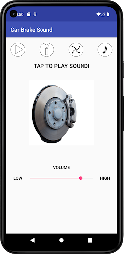 Android application Car Brake Sound screenshort
