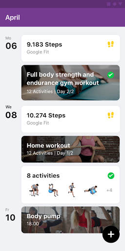 Go4Fit Screen 2