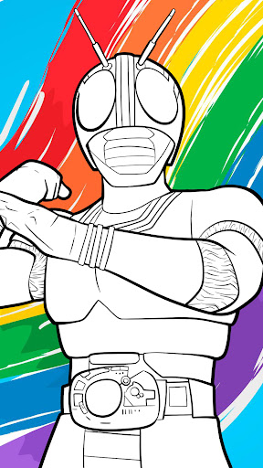 ぬりえ 仮面ライダー