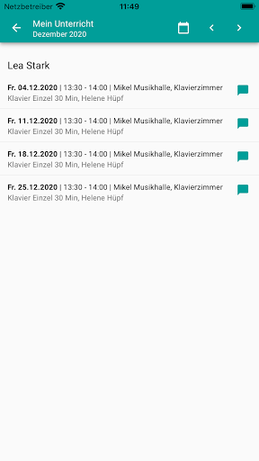 Musikschule Fellbach Screen 2