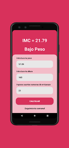 Calculadora IMC Embarazada PRO