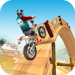 Cover Image of Download Tricky Bike Racing With Crazy  APK