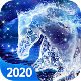 Crystal Horse Live Wallpaper icon