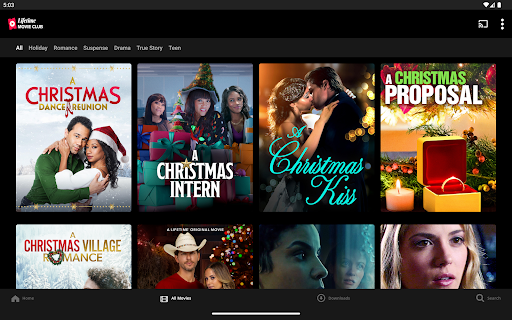 Screenshot of Lifetime Movie Club