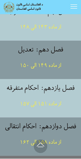 قانون اساسی افغانستان Screenshot 3 - AppWisp.com