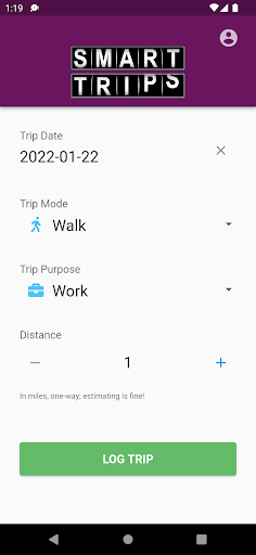 SmartTrips Screen 2