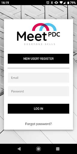 Android application MeetPDC screenshort