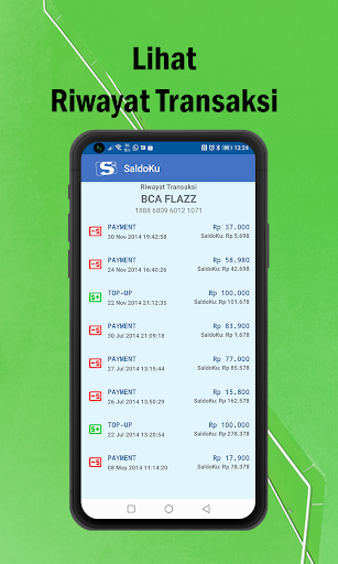 SaldoKu: Saldo eMoney & Flazz Screen 3