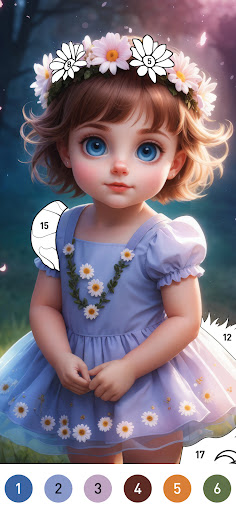 Fairytale Color by number game Mod Mở Khóa Tất Cả