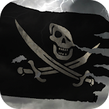 3D Pirate Flag icon