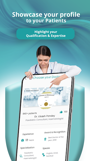 ImmunOmate - App For Doctors Screen 3