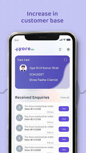Android application YORE Connect - Partner With Us screenshort