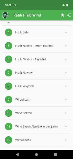 Kumpulan RATIB HIZIB dan WIRID Screen 2