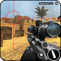 Армия пустынный снайпер: бесплатные игры огонь FPS