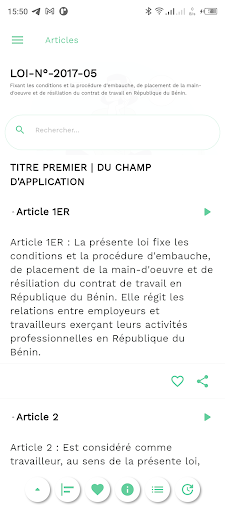 TOSSIN : Loi sur lembauche Screen 2