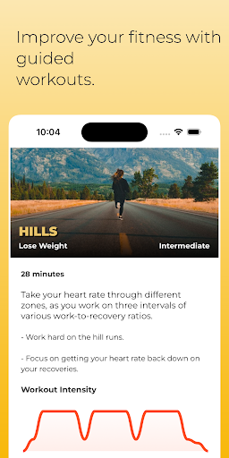 Screenshot of Treadmill Workout: Walk & Run