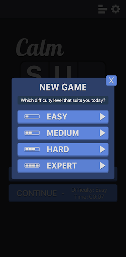 Calm Sudoku Screen 2