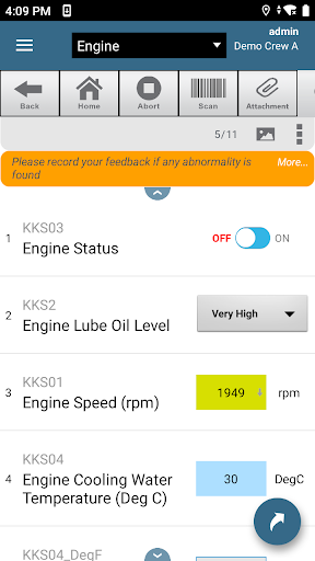ODM Mobile (PTTEP) Screen 3