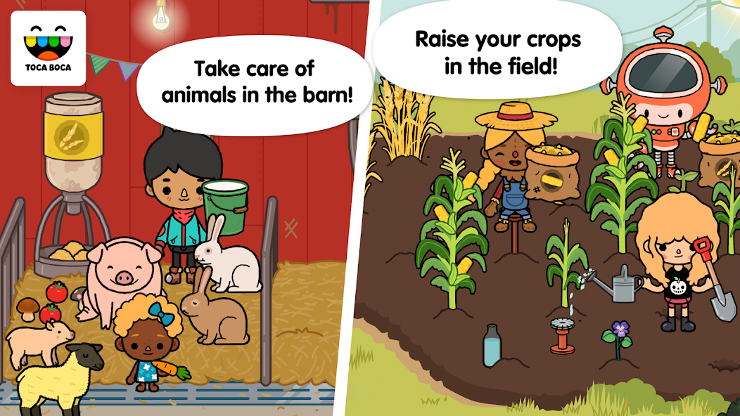 Toca Life: Farm 1.4 APK + Mod (Unlimited money) untuk android