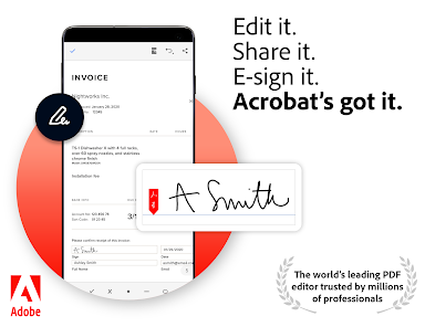 Adobe Acrobat Reader: Edit Pdf - Apps On Google Play