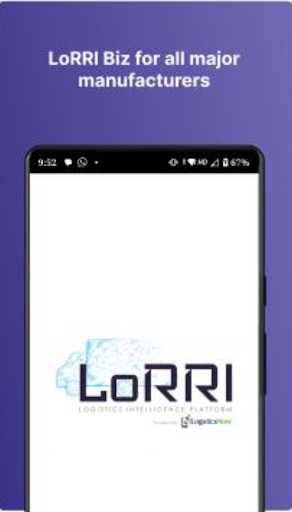 Android application LoRRI Biz screenshort