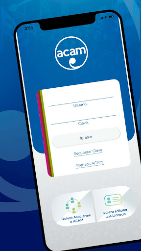 Android application Acam screenshort
