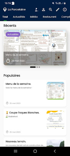 Android application Golf de la Porcelaine screenshort