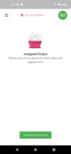 Android application Kaya Driver screenshort