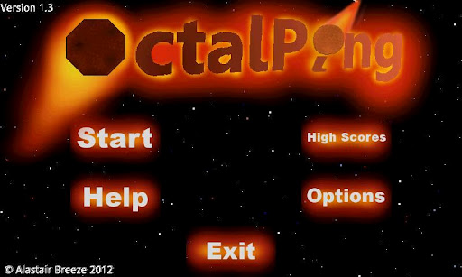Android application OctalPing screenshort