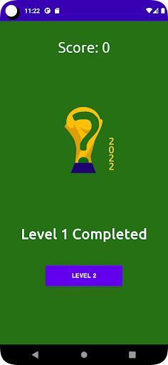 World Cup Quiz Screen 3