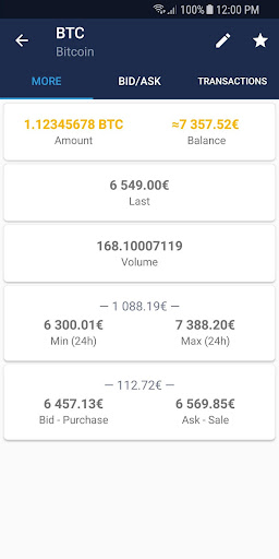 Cryptoholic - Crypto Tracker Screen 2