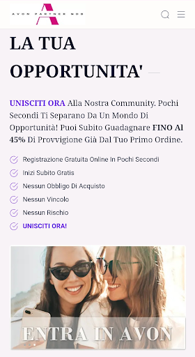 Offerta Lavoro Avon Partner Screen 2