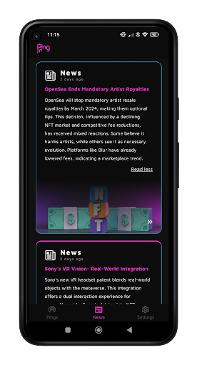 NFT Ping Screen 3