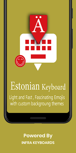 Android application Estonian Keyboard by Infra screenshort