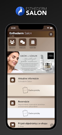 Android application Esthederm Salon screenshort