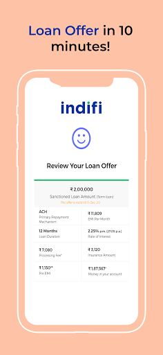 Indifi Unsecured Business Loan Screen 2