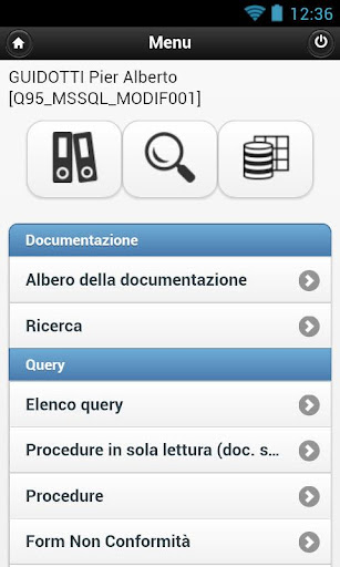 Android application QualiWare screenshort