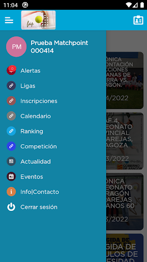 Federación Aragonesa de pádel Screen 2