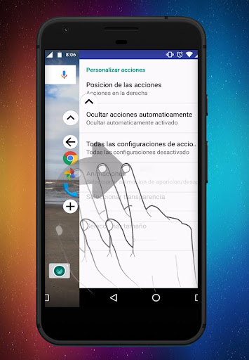 Fast Actions - SideBar Screen 3
