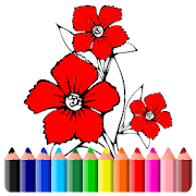 Flower Coloring, rose coloring pages