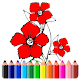 Flower Coloring, rose coloring pages
