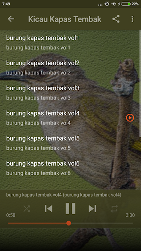 Masteran kapas Tembak Offline Screen 3