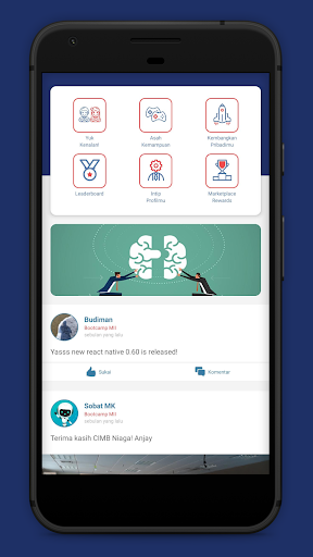 Android application MejaKerja screenshort